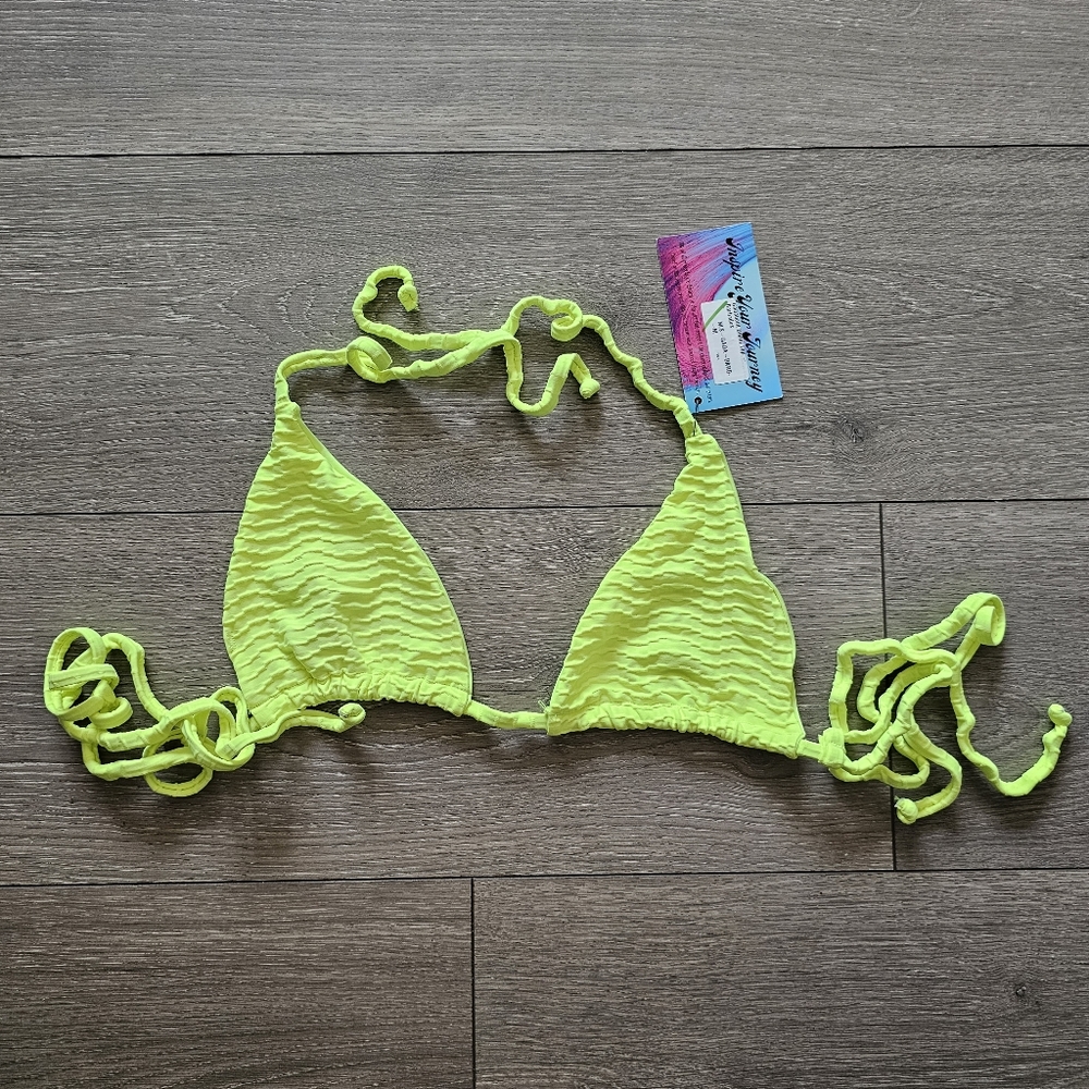 Freedom Rave Wear Never Lost Neon Swimwear Bikini Top